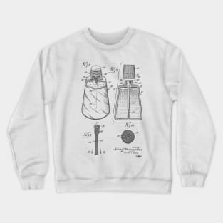 Nail Polish Applicator Vintage Patent Hand Drawing Crewneck Sweatshirt